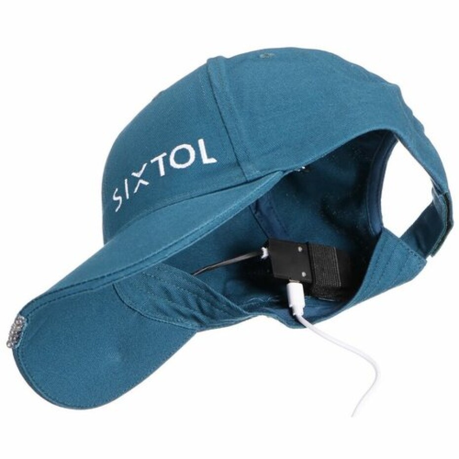 Sixtol Kšiltovka s LED světlem B-CAP 25lm, USB, uni, modrá - main (2)