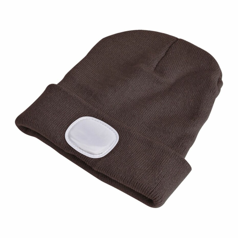 Sixtol Čepice s čelovkou 45 lm, USB, uni, hnědá - main (2)