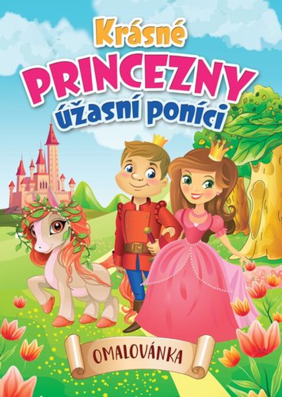 Krásné princezny, úžasní poníci - Omalovánka - main (0)