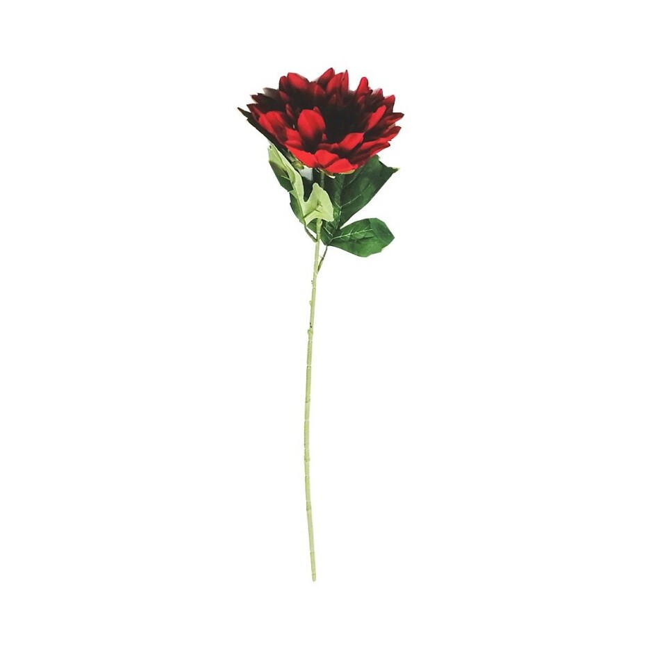 Umělá květina Dahlia červená, 68 cm - main (0)