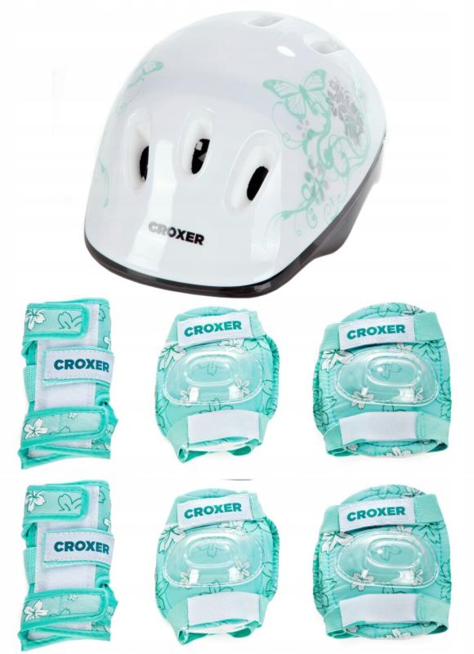 Croxer Silky Fibre MINT sada chráničů a přilby - main (0)