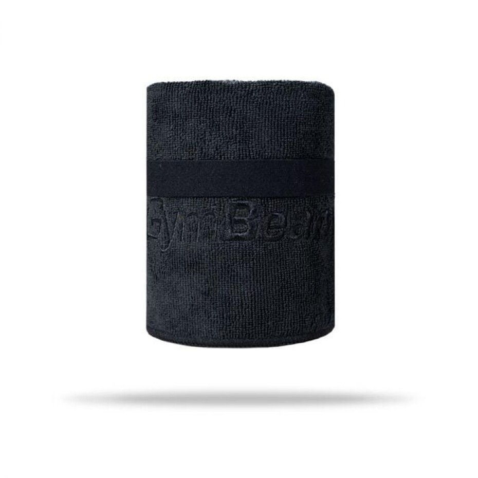 GymBeam Sportovní ručník z mikrovlákna Large Black - main (0)