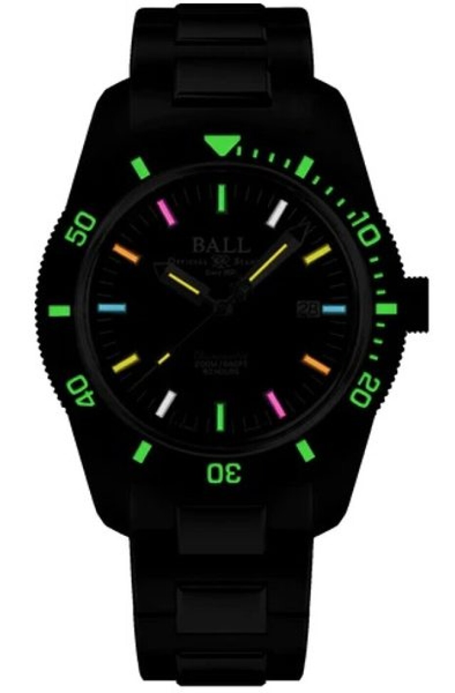 Ball Engineer II Skindiver Heritage Rainbow Manufacture Chronometer Limited Edition DD3208B-S2C-BKR - main (2)