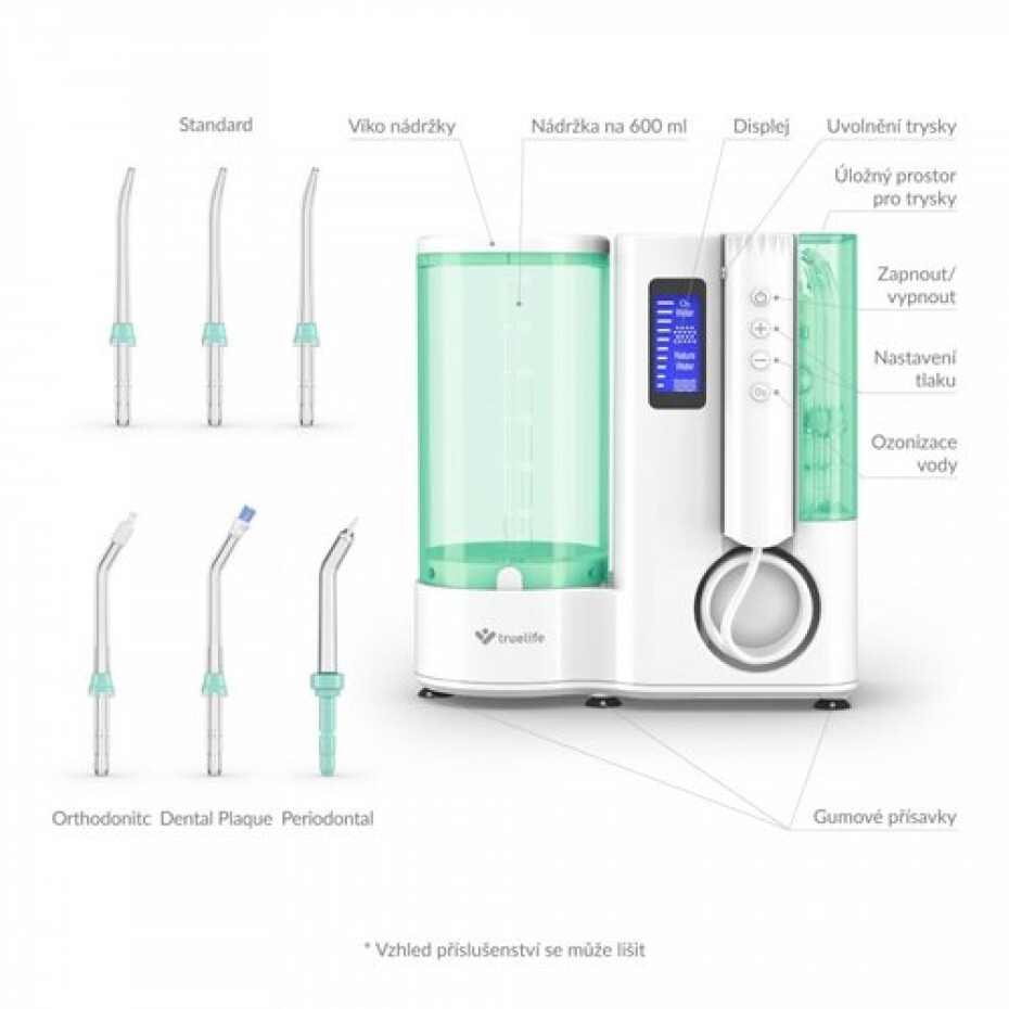TrueLife Mezizubní sprcha AquaFloss Station O300 Ozone - main (7)