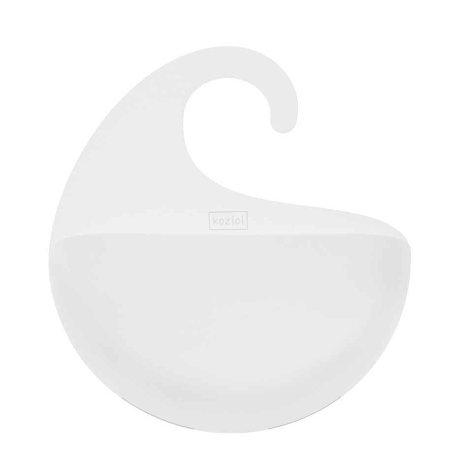 Koziol Koupelnový závěsný box Surf M bílá, 6,5 x 21,6 x 25,3 cm - main (0)