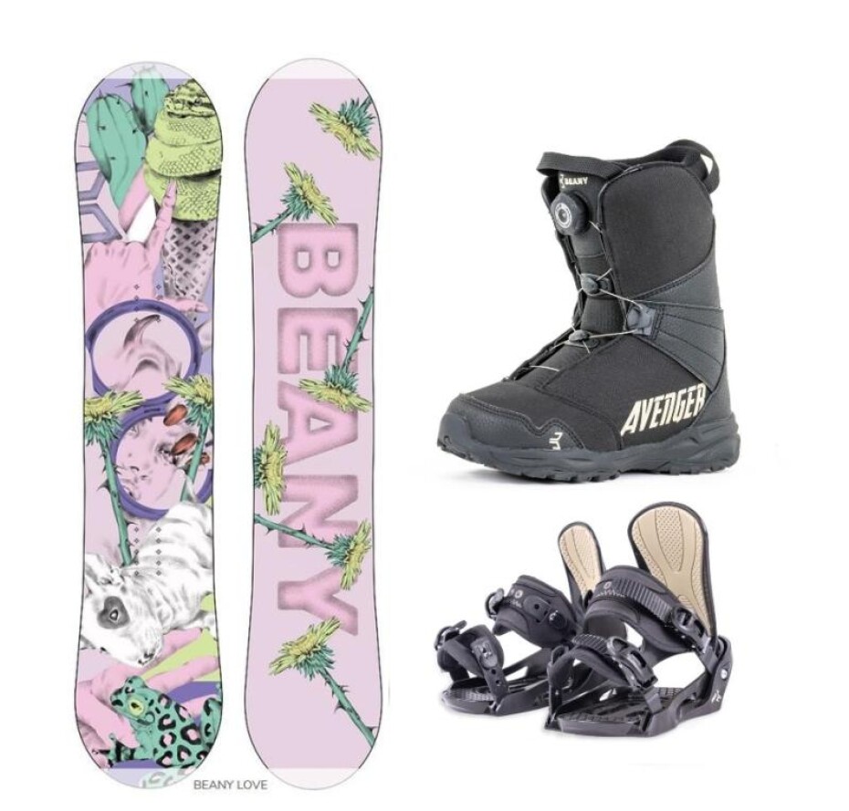 Beany LOVE dívčí snowboard + Beany Junior vázání + Beany Avenger BS boty - main (0)