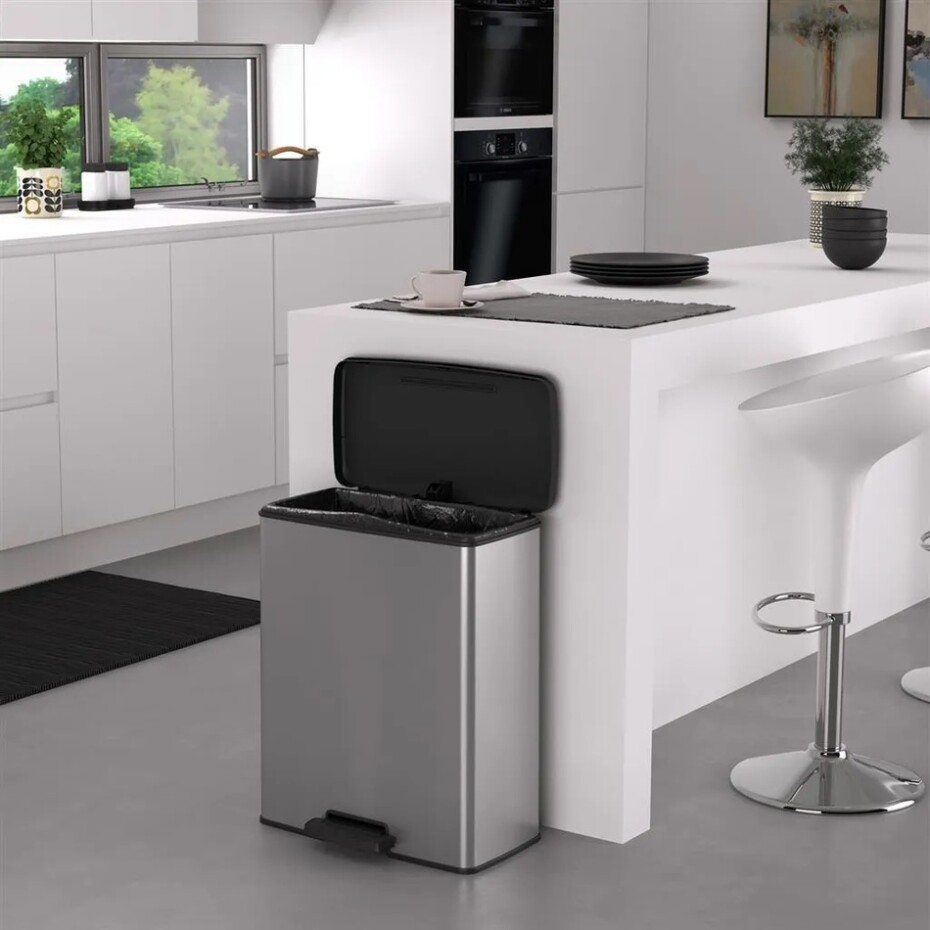 Curver Pedálový odpadkový koš Rectangular, 65 l - main (4)