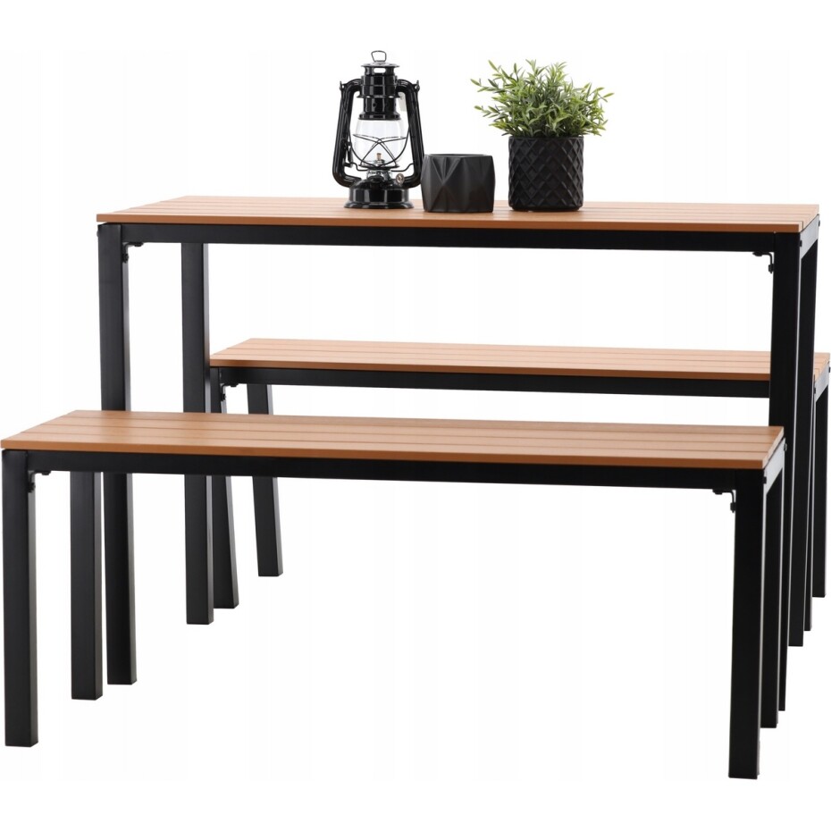 Set zahradního nábytku Garden hnědá, 3 ks - main (1)