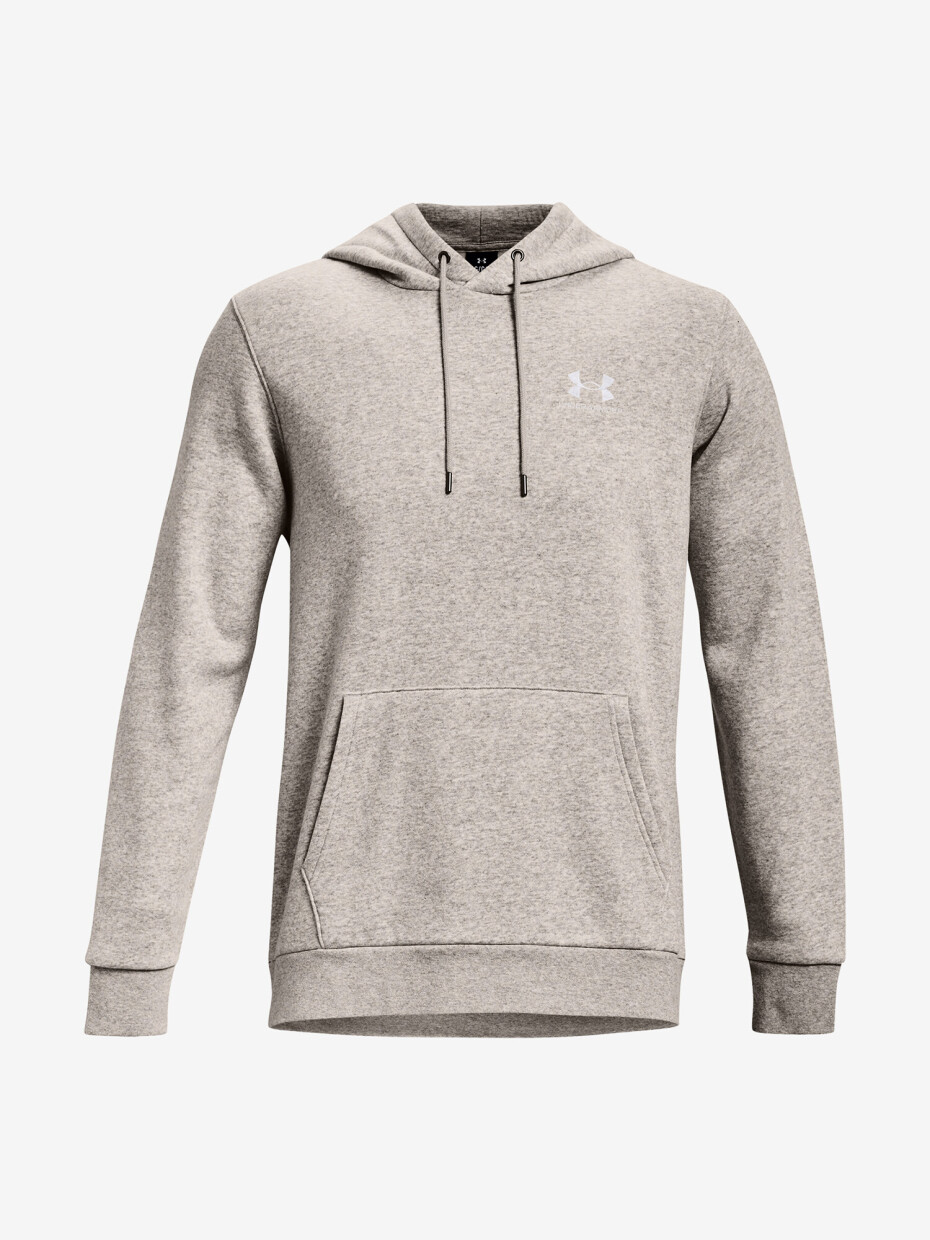 Pánská mikina Under Armour  Essential Fleece Hoodie-GRY S - main (4)