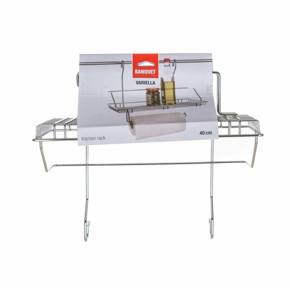 Banquet Polička závěsná s držákem na útěrky VARIELLA, 40 cm - main (1)