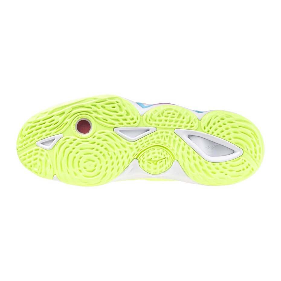 Pánská sálová obuv Mizuno  Wave Momentum 3  Neo Lime/Black/Splish Splash  EUR 42 - main (1)