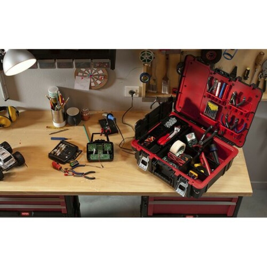 Keter Skříňka Technican Box, černo-červená - main (5)