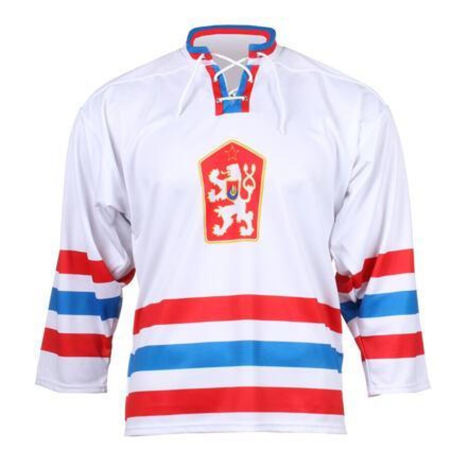 Merco hokejový dres ČSSR 1976 replika bílá - bez potisku POUZE XS (VÝPRODEJ) - main (0)