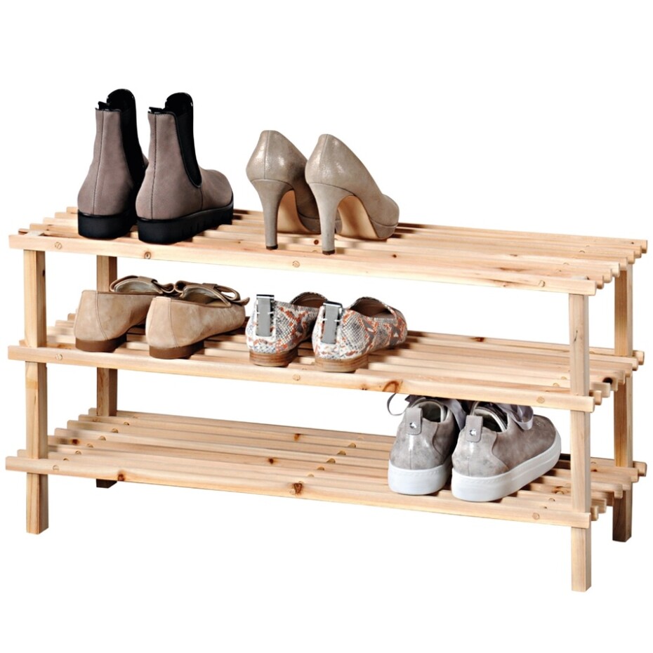 Kesper 69723 Botník se 3 policemi, světlá, 77 x 40 x 26 cm - main (1)