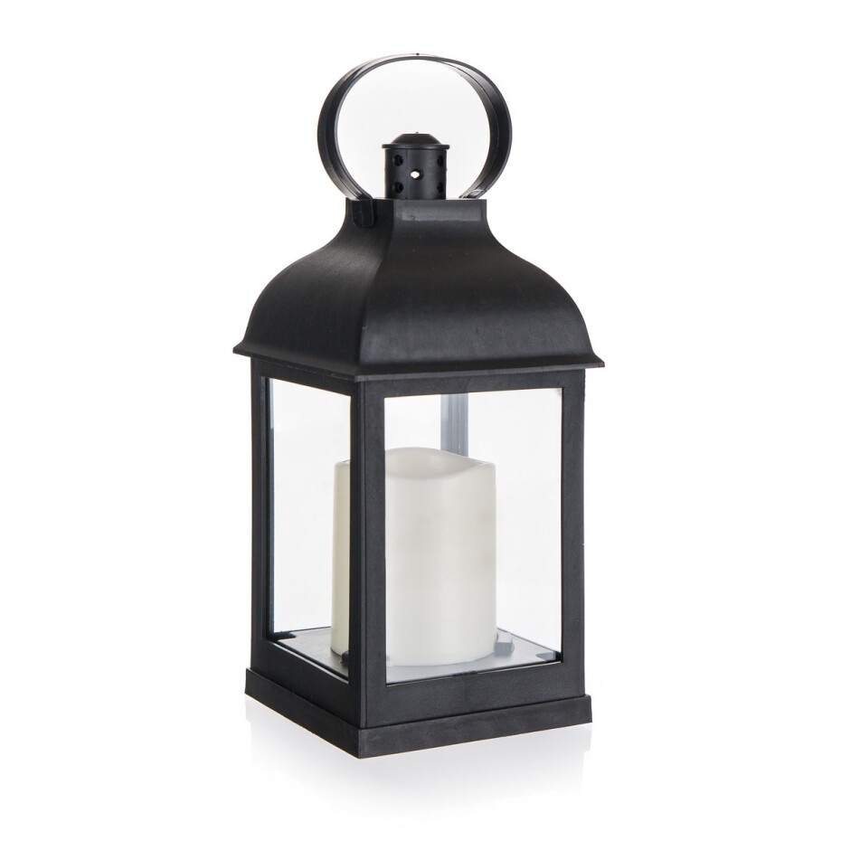Home Decor Lucerna s LED svíčkou, 10 x 10 x 22 cm - main (0)