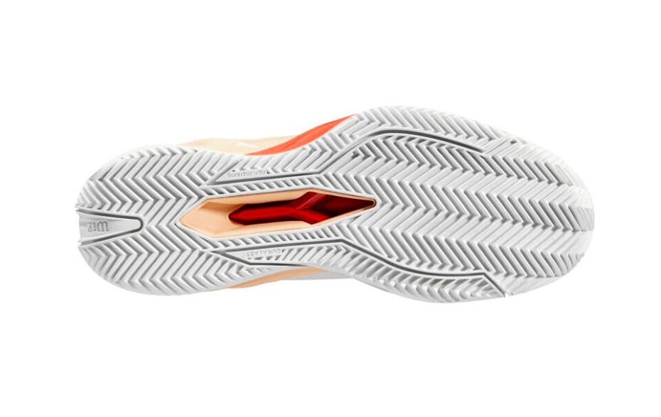 Dámská tenisová obuv Wilson Rush Pro 4.0 W Clay White/Peach Parfait  EUR 41 1/3 - main (5)