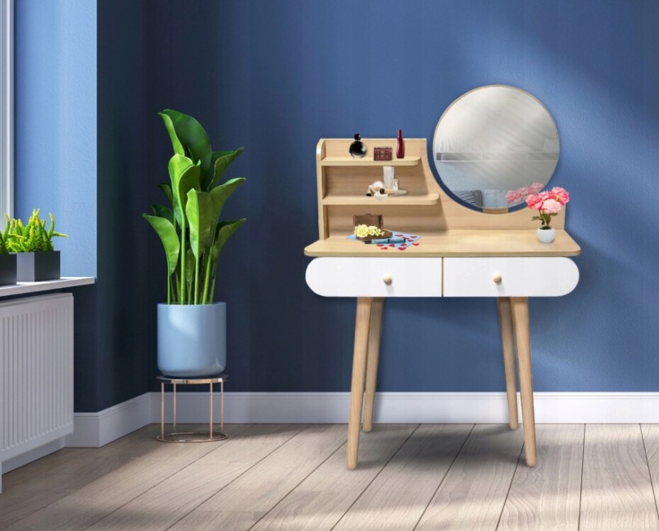 ArtJum Toaletní stolek SCANDI natural | CM-891937 - main (4)