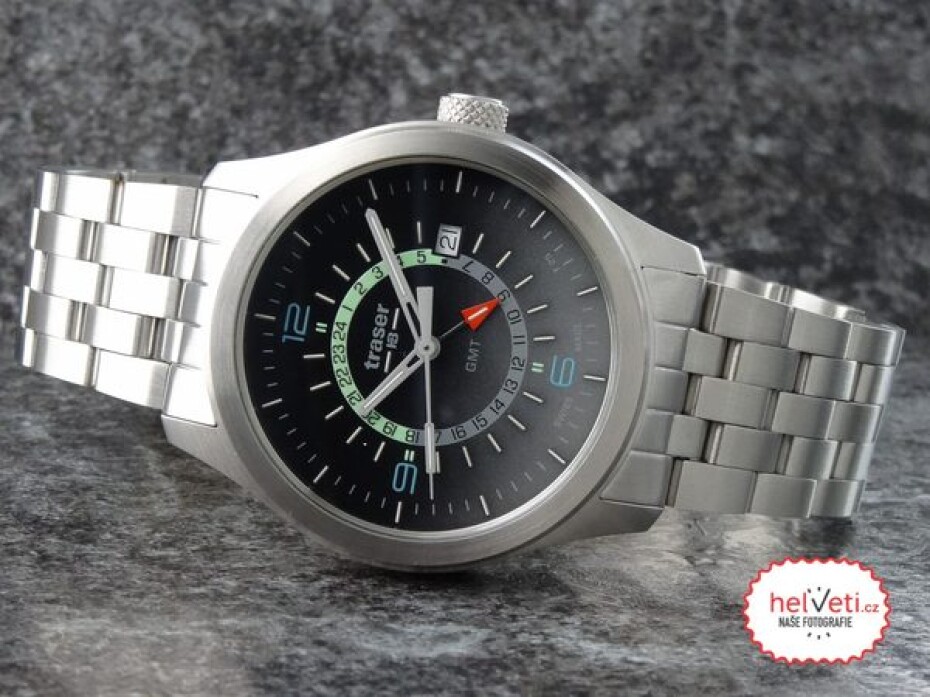 Traser Aurora GMT Silver - ocel - main (2)