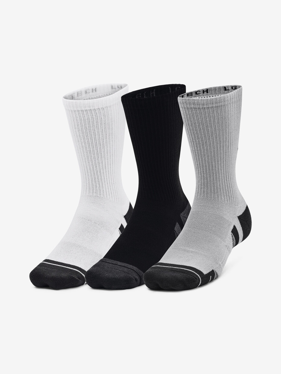 Ponožky Under Armour  Performance Tech 3pk Crew-GRY  XL - main (0)