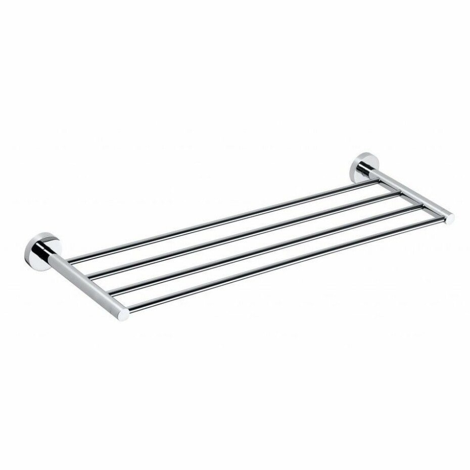 SAPHO XR412 X-Round E polička na ručníky 65 cm, stříbrná - main (0)