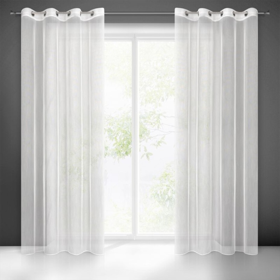 ArtFir Záclona NICEA BK | bílá 140 x 250 cm - main (0)