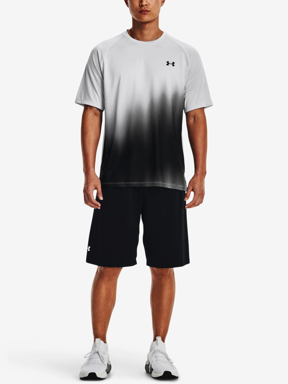 Pánské tričko Under Armour  Tech Fade SS-GRY S - main (1)