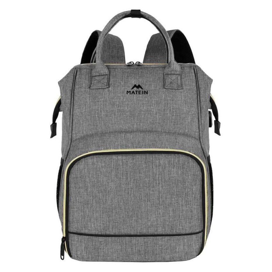 Matein Batoh na notebook / taška na oběd 15,6' 1368 USB Grey - main (0)