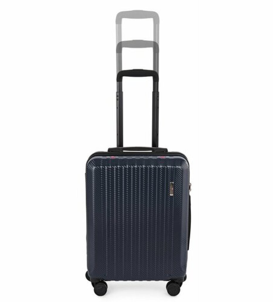 Kabinové zavazadlo na kolečkách  Compactor Terra S, včetně ruční pumpy,váhy,TSA zámek, 55x20x40 cm,tmavě modré, S - main (4)