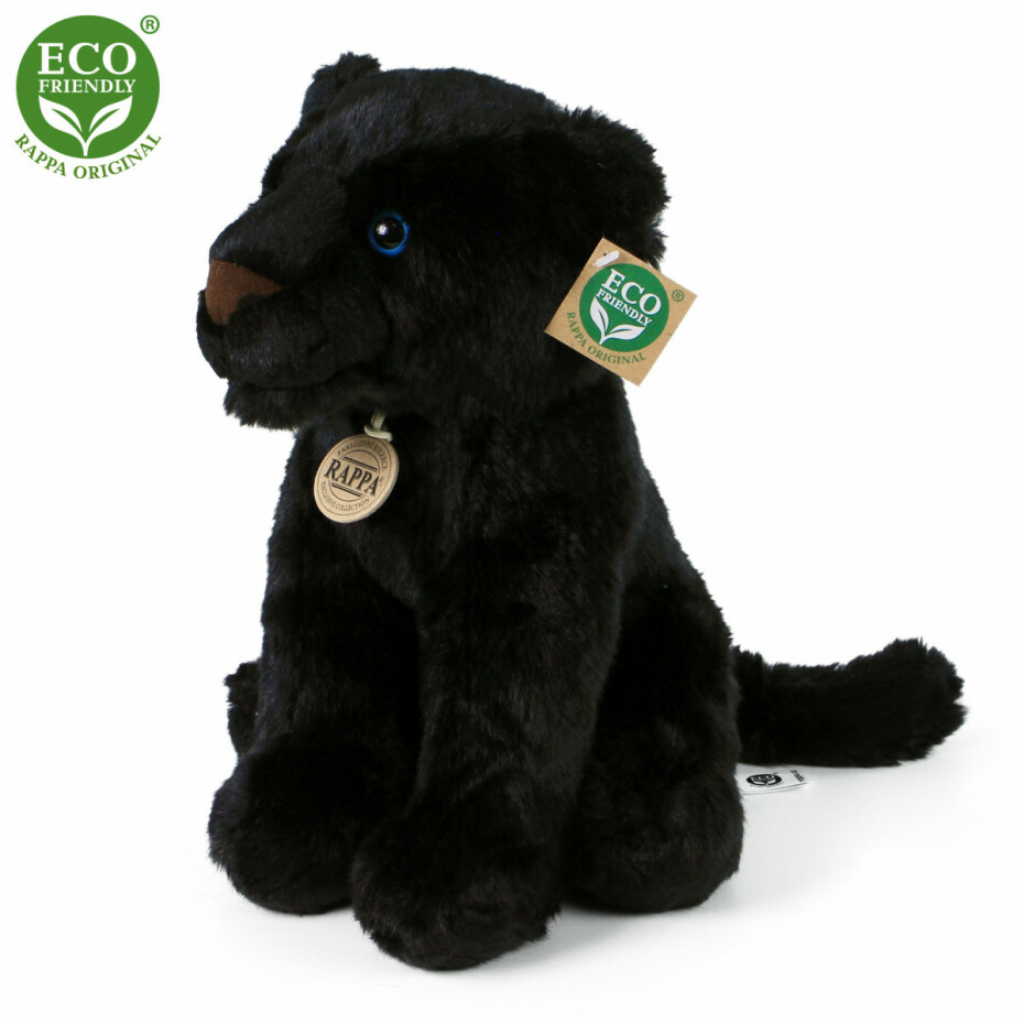 Plyšový černý leopard 30 cm ECO-FRIENDLY - main (1)
