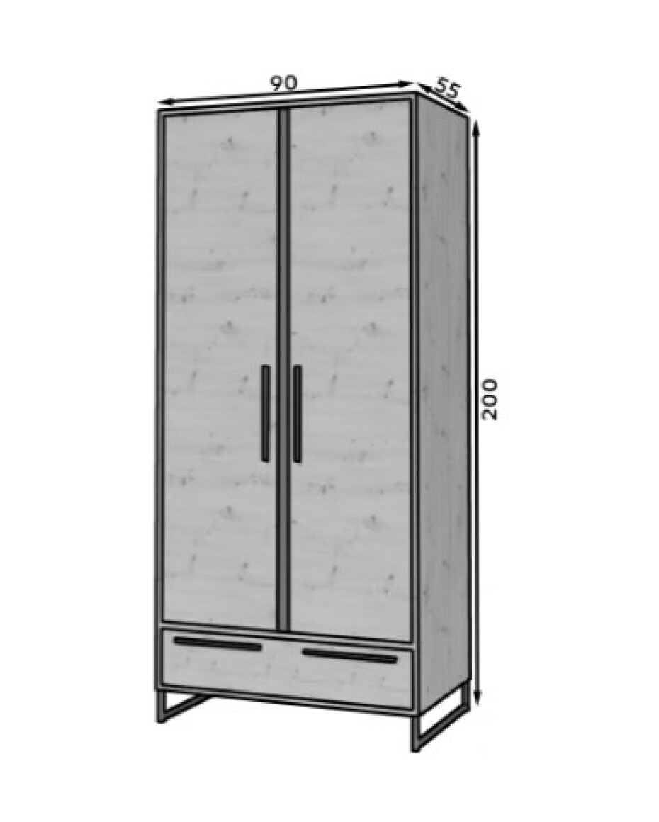 ArtAdrk Šatní skříň ARIA | 90 cm - main (4)