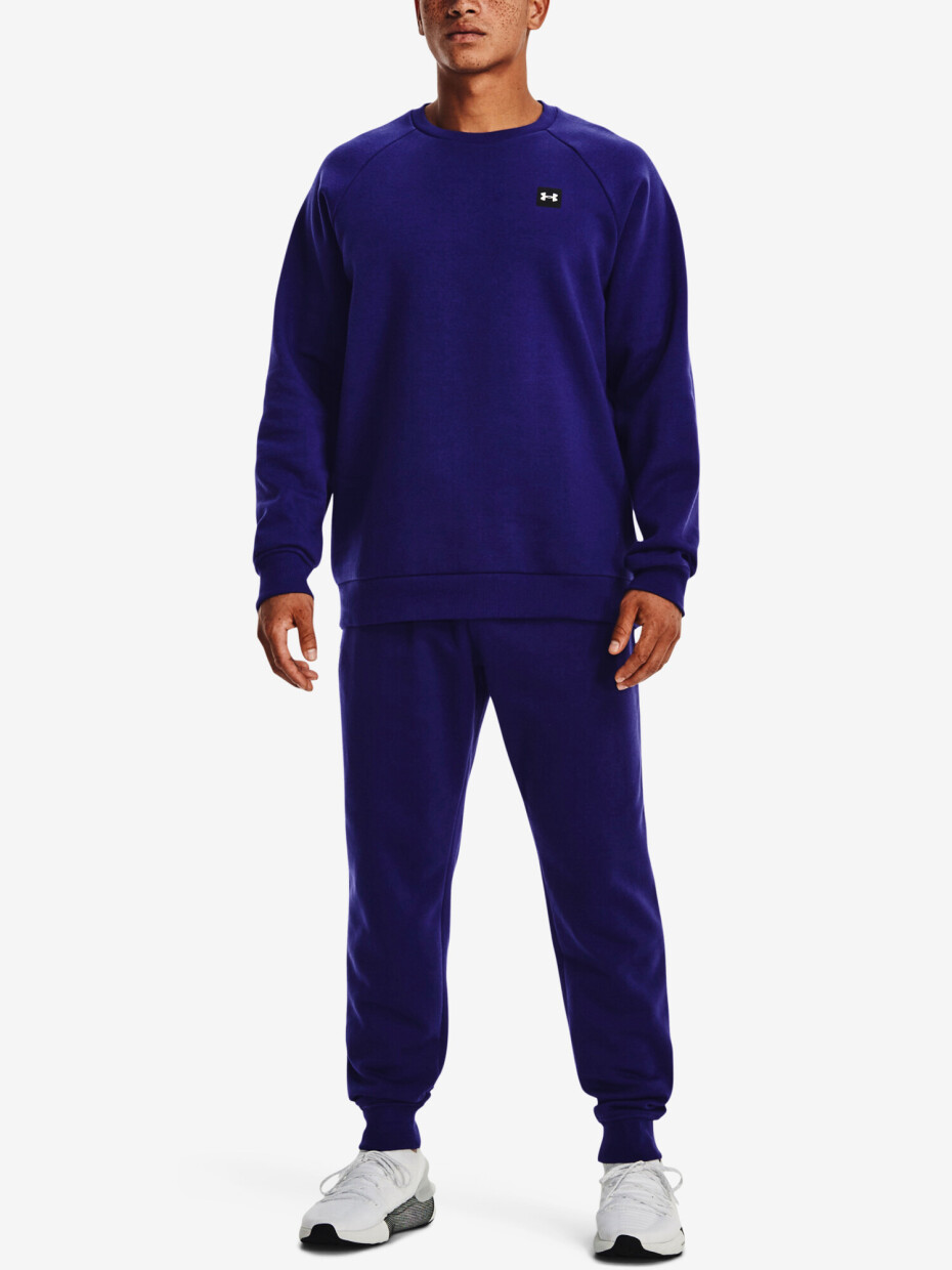 Pánská mikina Under Armour  Rival Fleece Crew-BLU M - main (1)