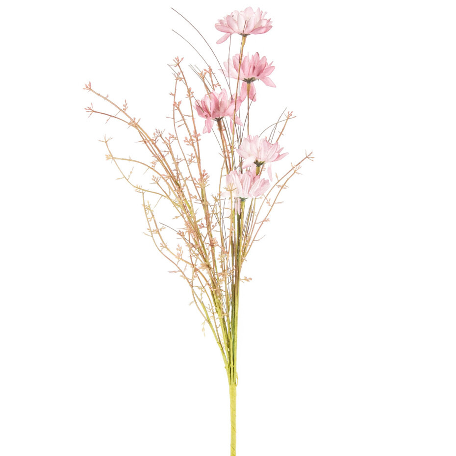 Umělé luční květy 50 cm, starorůžová - main (0)