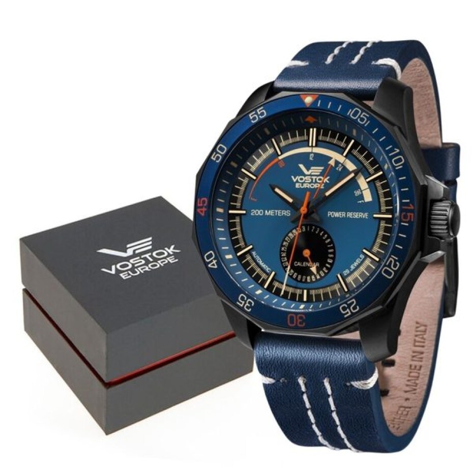 Vostok Europe N-1 Rocket Automatic Power Reserve NE57-225C564 - Kožený řemínek - main (9)