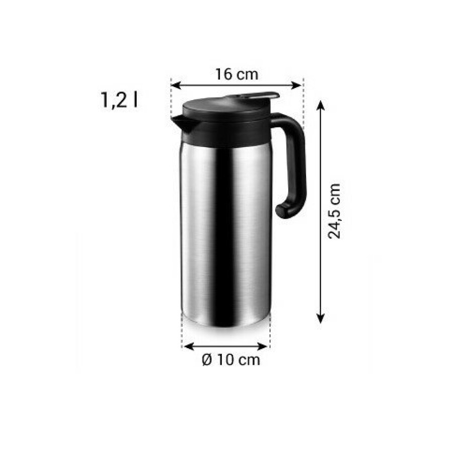 Tescoma Termoska s dávkovacím uzávěrem CONSTANT 1,2 l, nerez - main (1)