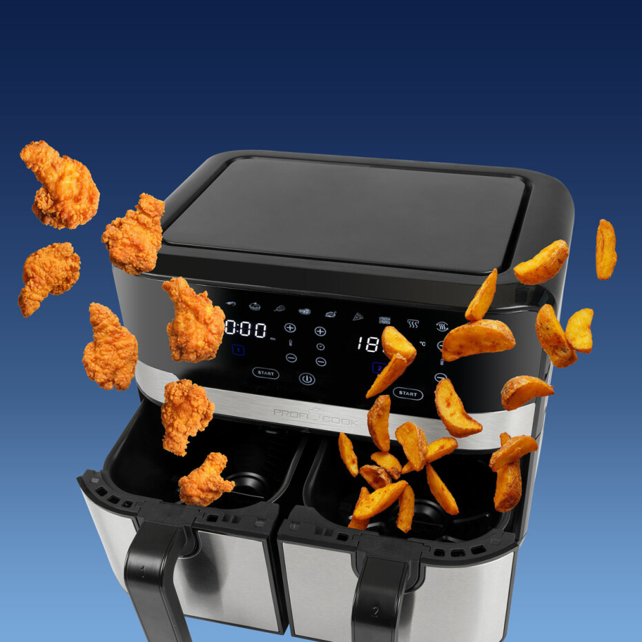 ProfiCook FR 1242 dvojitá horkovzdušná fritéza - main (9)