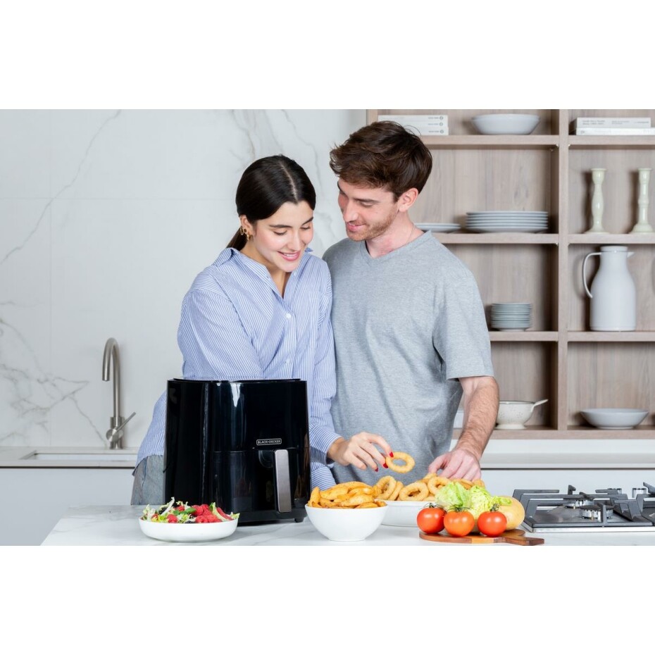 Black+Decker BXAF5000E Horkovzdušná fritéza, černá - main (4)