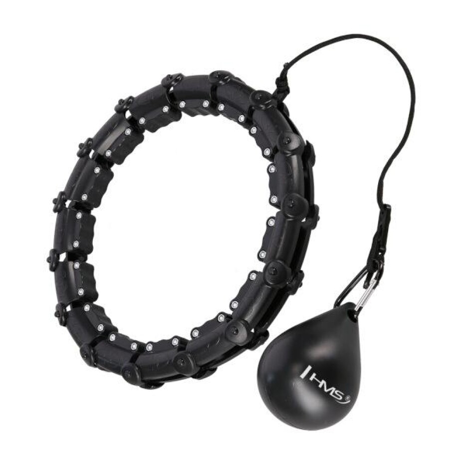 HMS Masážní hula hoop HHW02 se závažím černá - main (0)