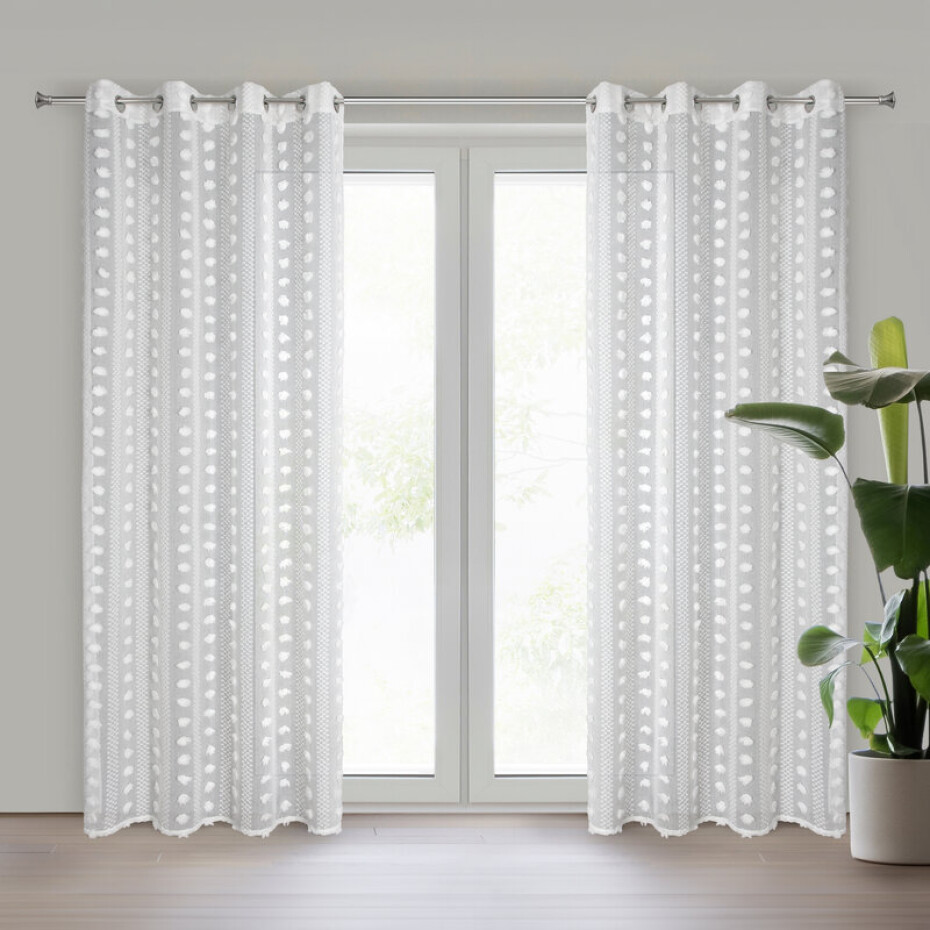ArtFir Záclona ELENOR K | bílá 140 x 250 cm - main (0)
