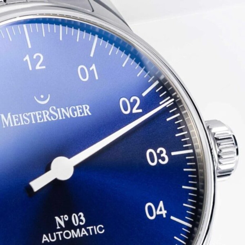 MeisterSinger N°03 38mm BM9908 - Světle hnědý vintage řemínek - main (2)