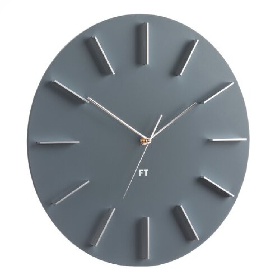 Future Time FT2010GY Round grey Designové  - main (1)
