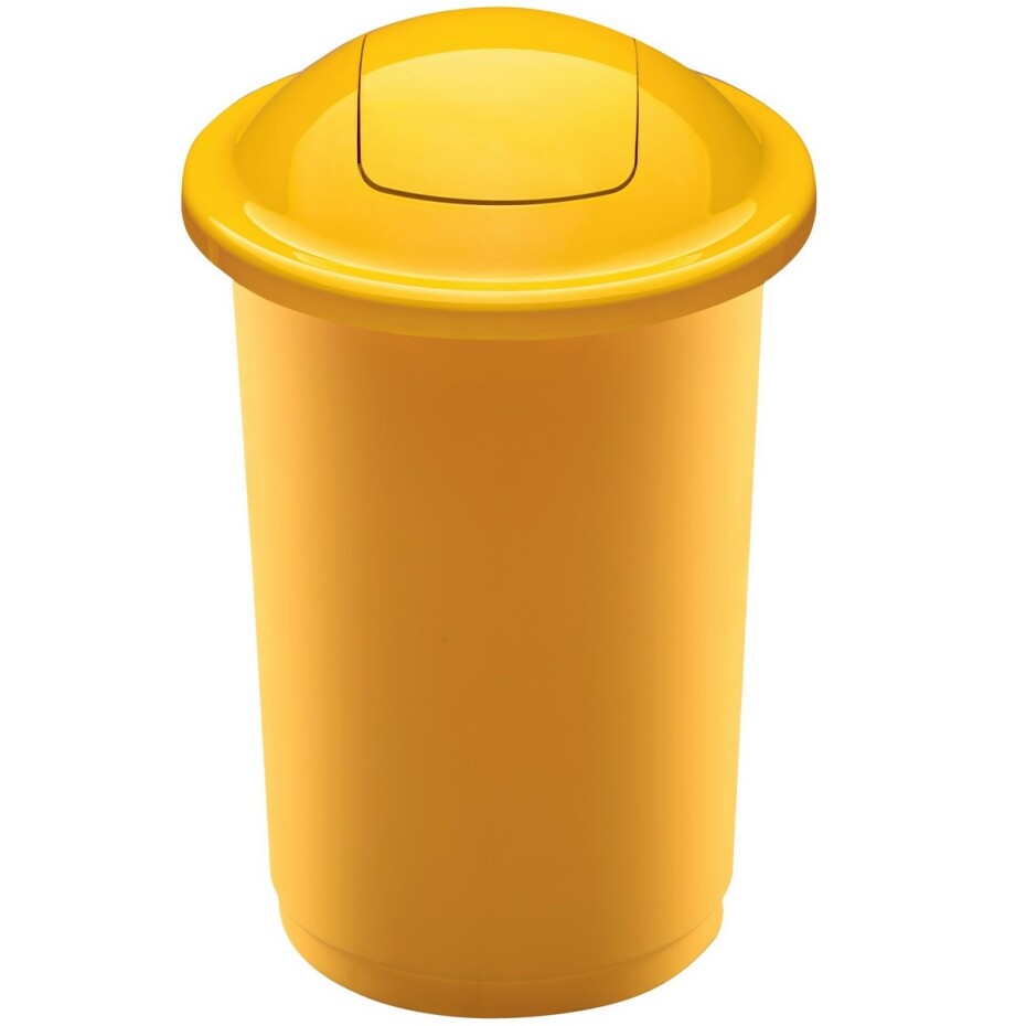 Odpadkový koš na tříděný odpad Top Bin 50 l, žlutá - main (0)