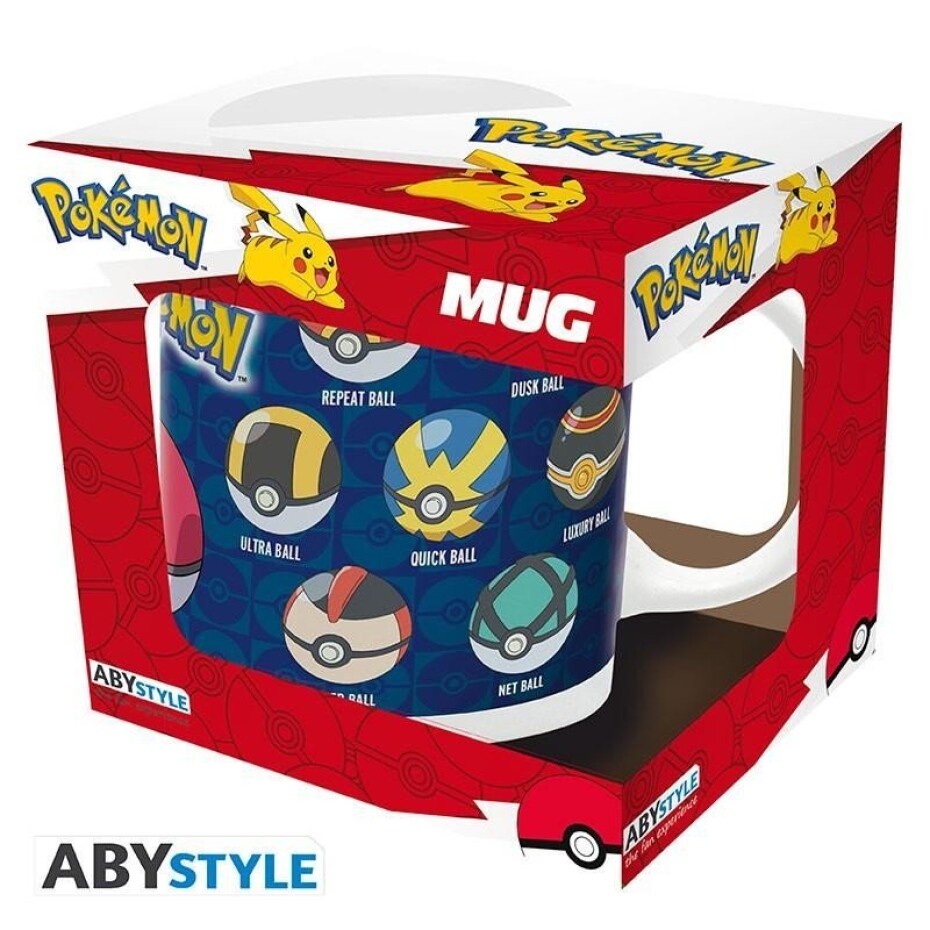 Pokémon Keramický hrnek 320 ml - Pokébally - main (0)