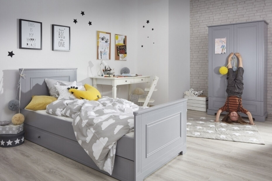 ArtBel Šatní skříň INES 2dveřová | bílá vysoká - main (8)