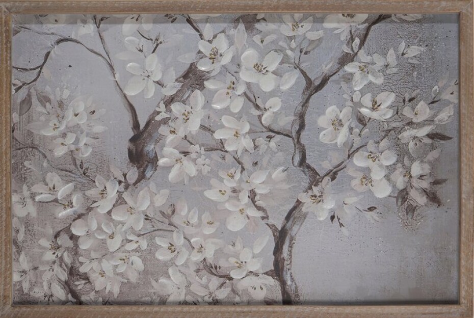 ArtFir Obraz KVĚTY 628 | béžová 60 x 40 cm - main (0)