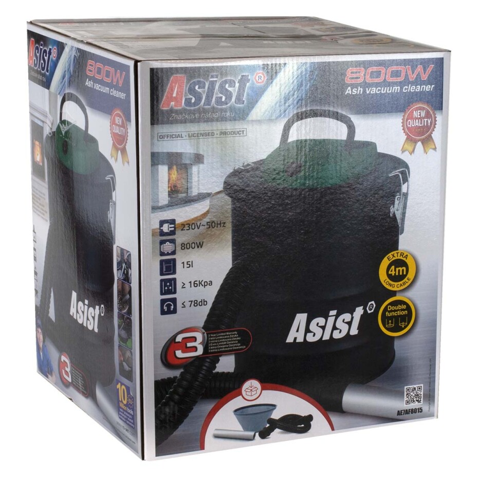 Asist AE7AF8015 Vysavač popela, 800 W, 15 l - main (3)