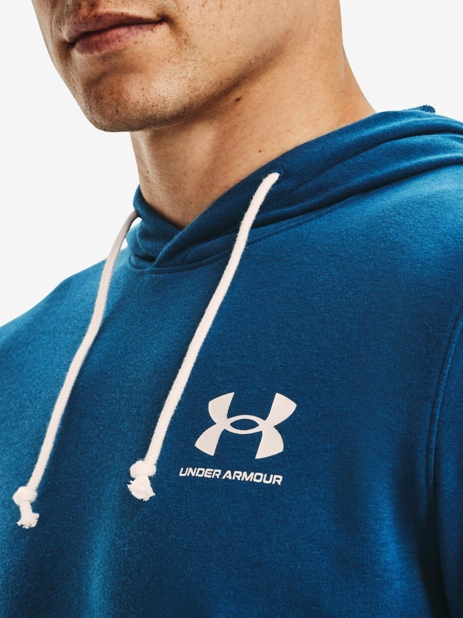 Pánská mikina Under Armour  RIVAL TERRY LC HD-BLU XXL - main (2)