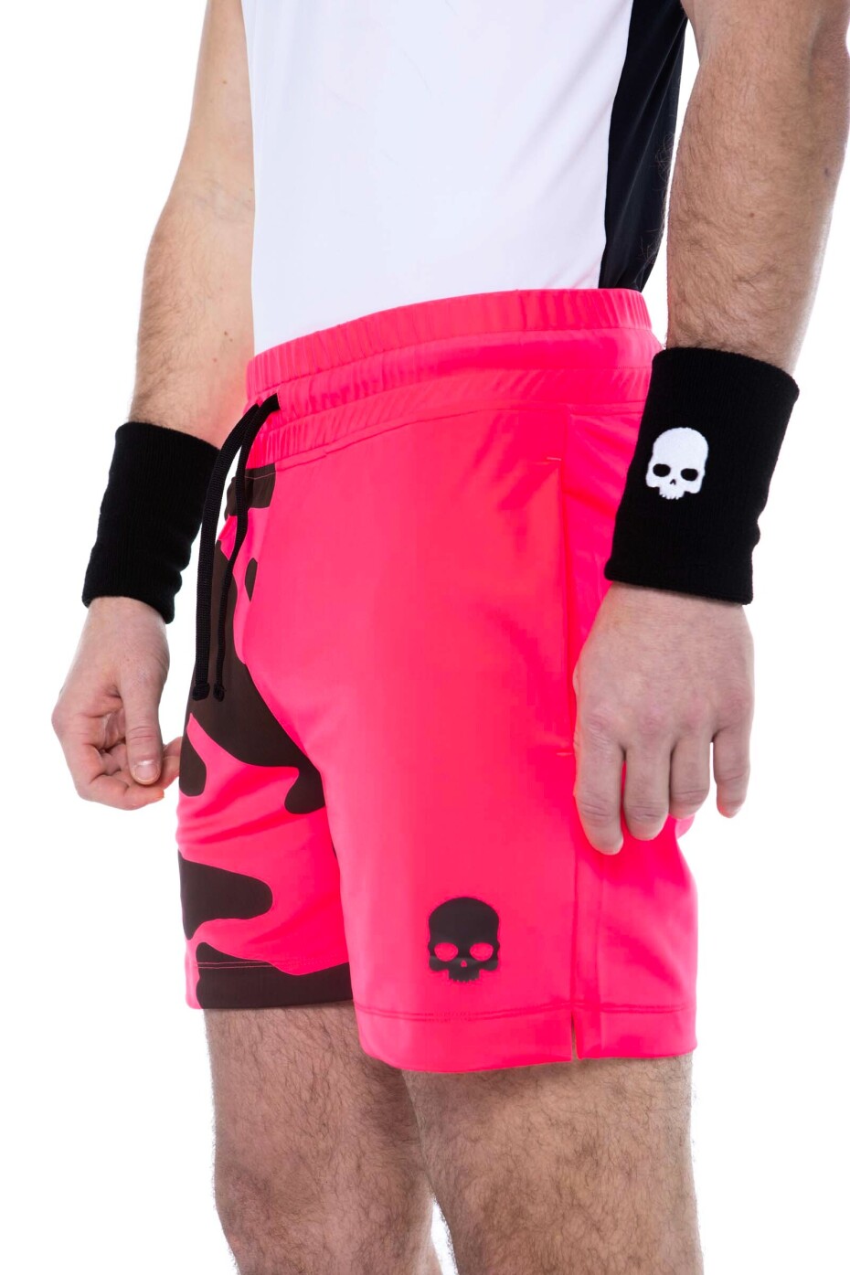 Pánské šortky Hydrogen  Tech Camo Shorts Fluo Fuchsia XL - main (3)