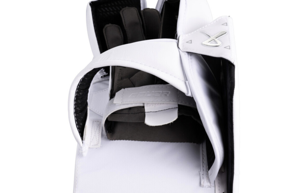 Vyrážečka Bauer Supreme Shadow White Senior na levou ruku (obrácený) - main (1)