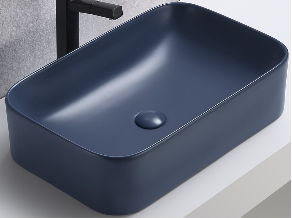 ArtCom Keramické umyvadlo KAMA MNB-50 | tmavomodrý mat 50 cm - main (3)