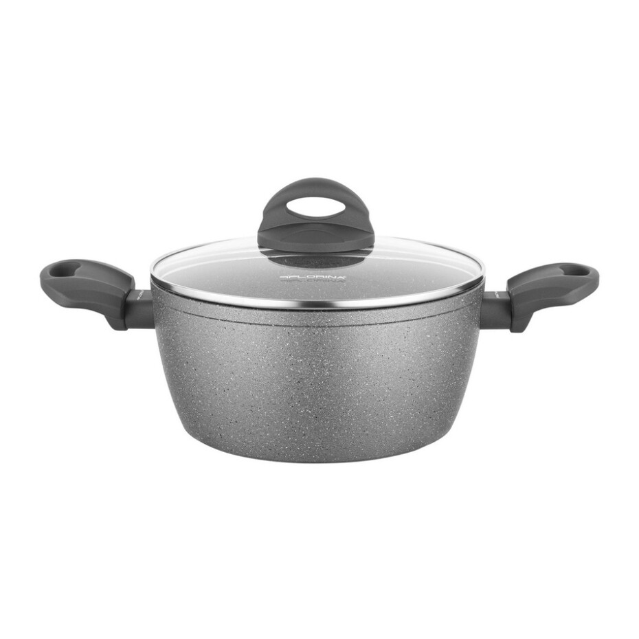 Florina Kamenný hrnec s poklicí na indukci a plyn Lava Stone MG, 16 cm, 1,2 l - main (0)